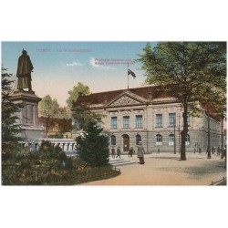Posen. Am Wilhelmplatz. Provinzial-Museum und Kaiser Friedrich-Denkmal