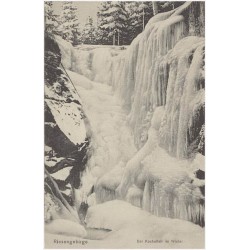 Riesengebirge. Der Kochelfall im Winter