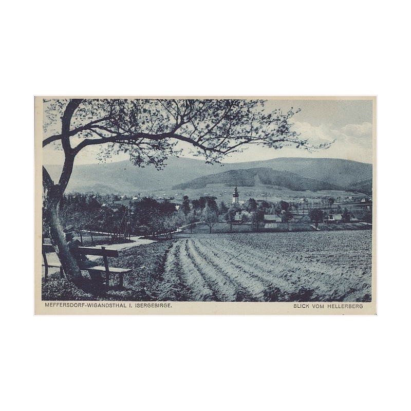 Meffersdorf-Wigandsthal i. Isergebirge. Blick vom Hellerberg