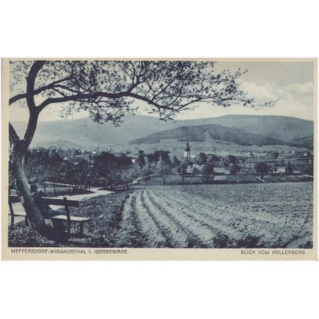 Meffersdorf-Wigandsthal i. Isergebirge. Blick vom Hellerberg