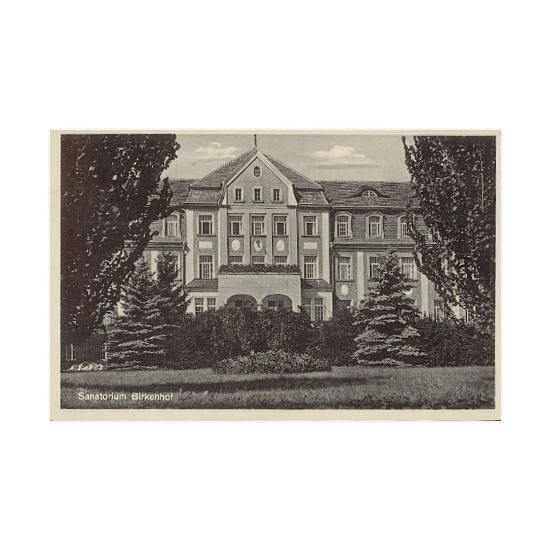 Sanatorium Birkenhof. Sanatorium Birkenhof bei Greiffenberg in Schlesien