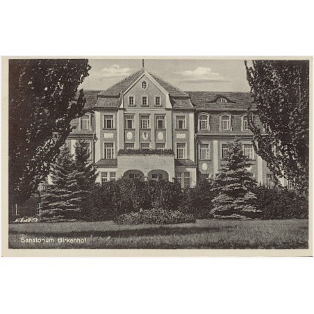 Sanatorium Birkenhof. Sanatorium Birkenhof bei Greiffenberg in Schlesien
