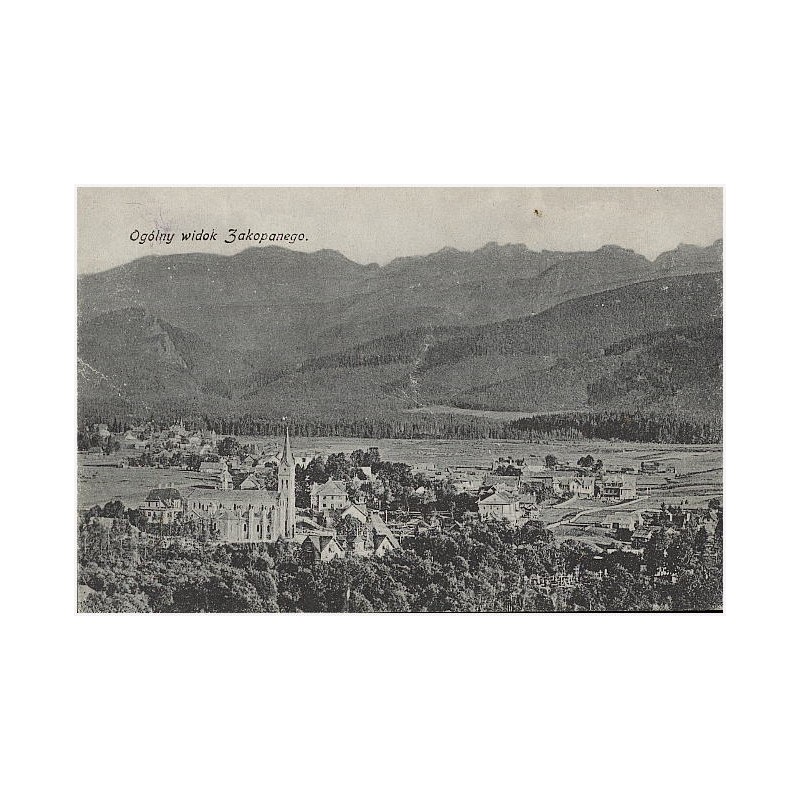 Ogólny widok Zakopanego