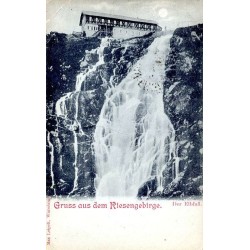 Gruss aus dem Riesengebirge. Der Elbfall