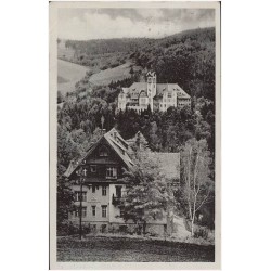 Sanatorium Ulbrichshöh (Eulengeb.) u. Haus Burgschloß bei Peterswaldau