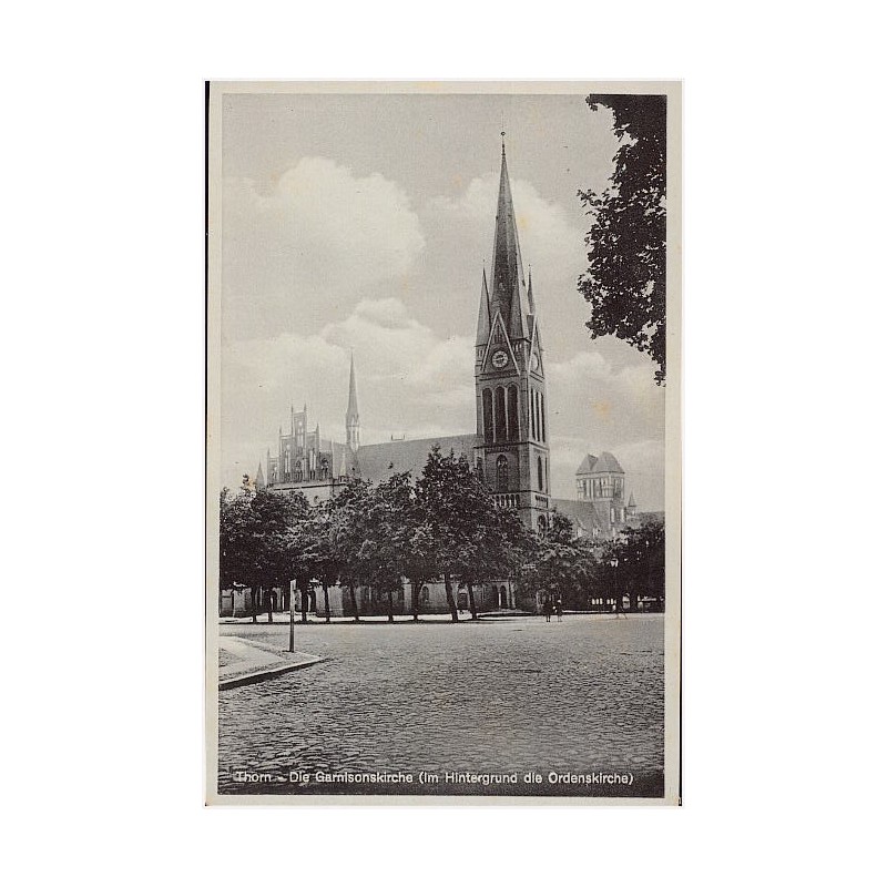 Thorn. Die Granisonkirche (Im Hintergrund die Ordenskirche)