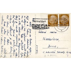 Breslau. Oderpartie mit Kreuzkirche und Dom