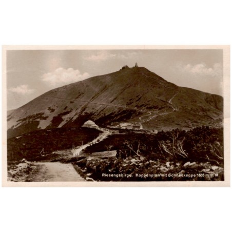 Riesengebirge. Koppenplan mit Schneekoppe 1605 m ü. M.