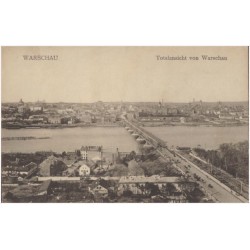 Warschau. Totalansicht von Warschau