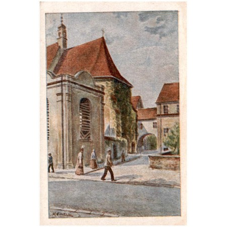 W. Kurek pinx. Kalisz - Kościół Bernardynów. Kaлиш - Kocтeл Бpaтьeв Бepнapдинoв. L' Église des Bernardins. The Church of Bernard