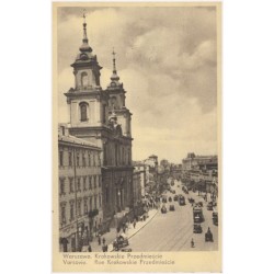 Warszawa. Krakowskie Przedmieście. Varsovie. Rue Krakowskie Przedmieście
