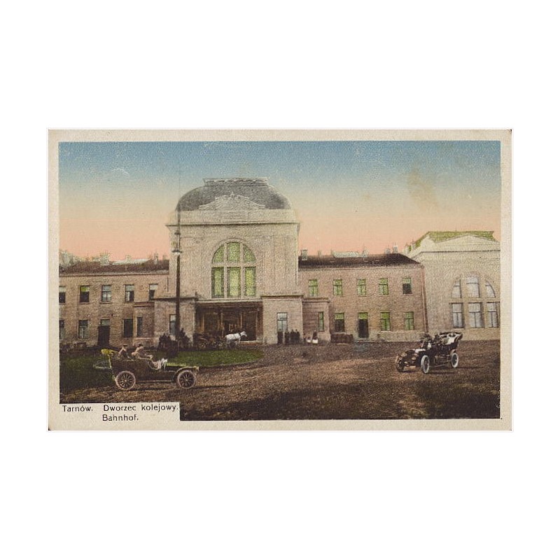 Tarnów. Dworzec kolejowy. Bahnhof