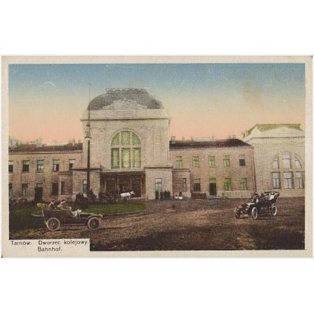Tarnów. Dworzec kolejowy. Bahnhof