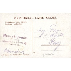 Stanisławów. Aleja Lipowa. Stanislau. Lindenallee