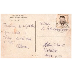 Vysoké Tatry. Lomnický Štit (2634) s Hřebinku. Dle orig. Voj. Doležila.