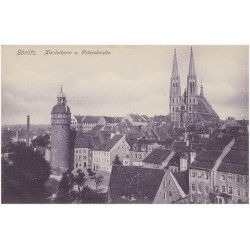 Görlitz. Nicolaiturm u. Peterskirche