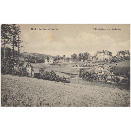 Bad Charlottenbrunn. Villenkolonie am Karlshain
