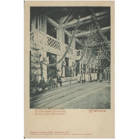 Wieliczka. Dworzec hr. Gołuchowskiego. La Gare Comte Goluchowski. Bahnhof "Graf Goluchowski"