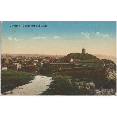 Graudenz - Schloßberg und Stadt