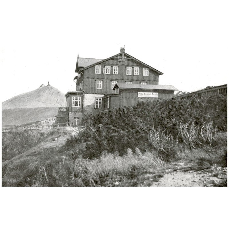 Riesengebirge. Prinz-Heinrich-Baude 1410 Meter ü. d. M.