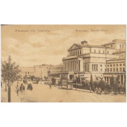 Warszawa, Plac Teatralny. Warschau, Theater-Platz