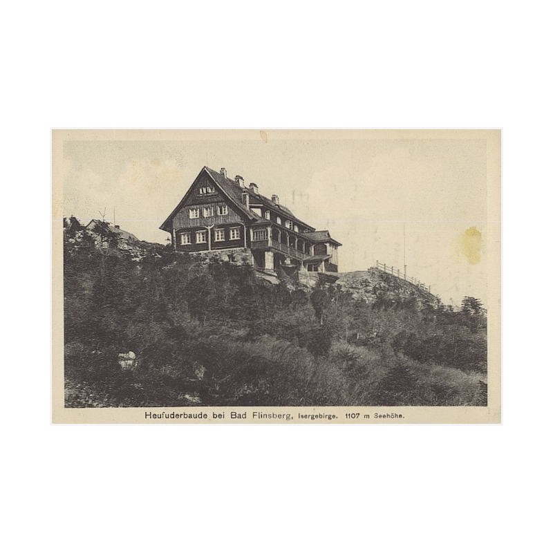 Heufuderbaude bei Bad Flinsberg, Isergebirge. 1107 m Seehöhe
