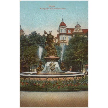 Posen. Königsplatz mit Perseusbrunnen