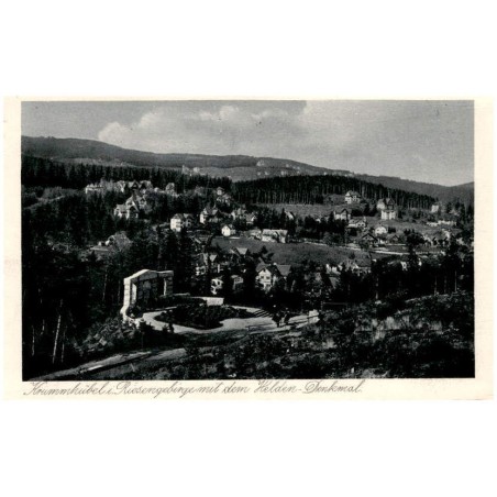 Krummhübel i. Riesengebirge mit dem Helden-Denkmal