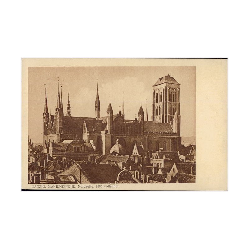Danzig. Marienkirche. Nordseite, 1485 vollendet