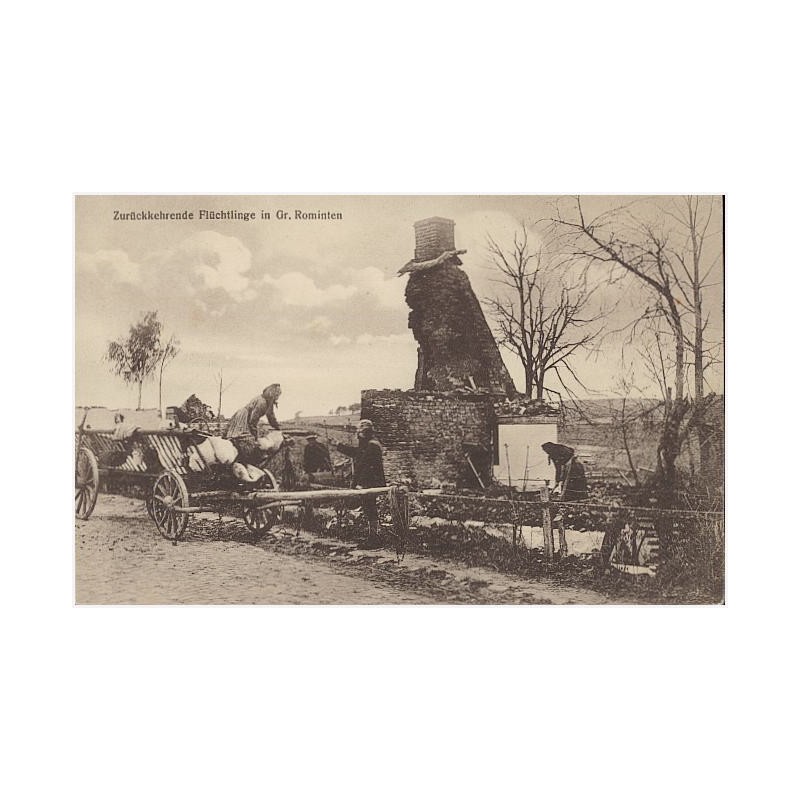 Zurückkehrende Flüchtlinge in Gr. Rominten