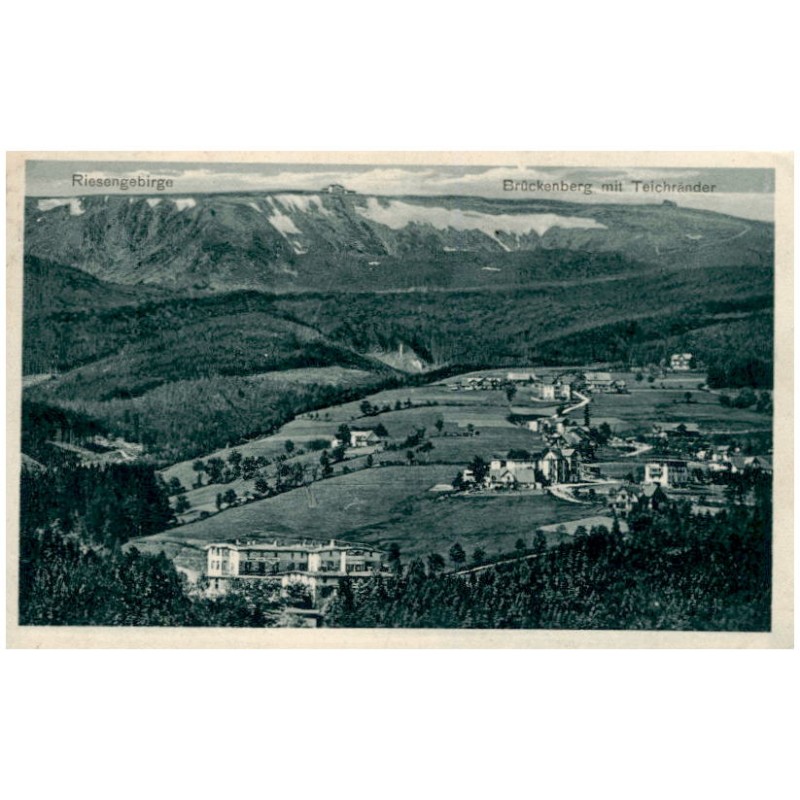 Riesengebirge. Brückenberg mit Teichränder