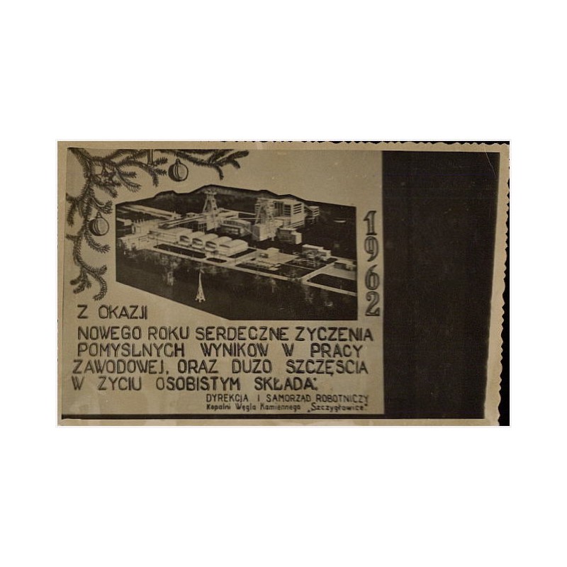 1962 Z okazji Nowego Roku [...] [KWK "Szczygłowice"]
