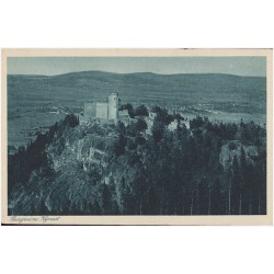 Burgruine Kynast. Riesengebirge. Burgruine Kynast 657 m ü. M. mit Hirschberger Tal