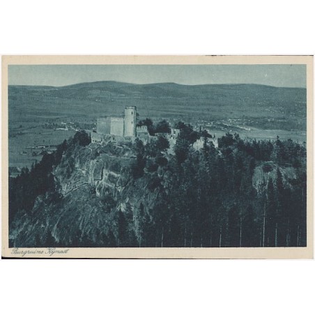 Burgruine Kynast. Riesengebirge. Burgruine Kynast 657 m ü. M. mit Hirschberger Tal