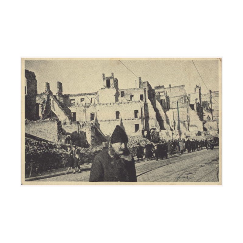 Warszawa. ul. Graniczna. Warschau. Graniczna Strasse / zniszczenia wojenne z 1939 roku