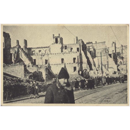 Warszawa. ul. Graniczna. Warschau. Graniczna Strasse / zniszczenia wojenne z 1939 roku