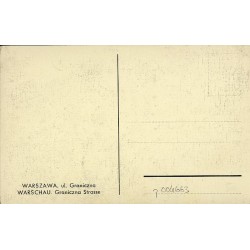 Warszawa. ul. Graniczna. Warschau. Graniczna Strasse / zniszczenia wojenne z 1939 roku