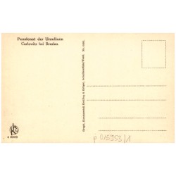 Ein Klassenzimmer (Klasse X) / Rewers: Pensionat der Ursulinen. Carlowitz bei Breslau.