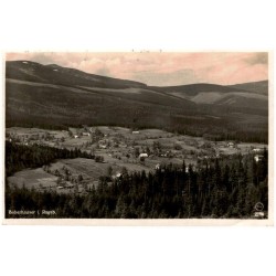 Baberhäuser i. Rsgeb. Silesia 2196 / Rewers: Riesengebirge. Baberhäuser (700 m) mit Hochgebirge