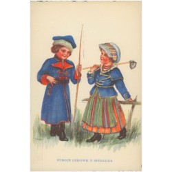 Stroje ludowe z Sieradza. A. Ursyn mal