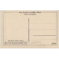 Die Schrämmaschine vor Ort.