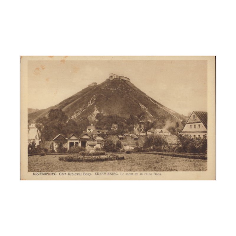 Krzemieniec. Góra Królowej Bony. Krzemieniec. Le mont de la reine Bona