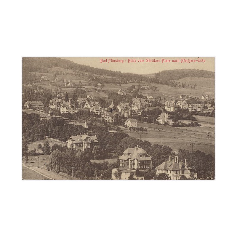Bad Flinsberg - Blick vom Görlitzer Platz nach Pfeiffers-Ecke 2249