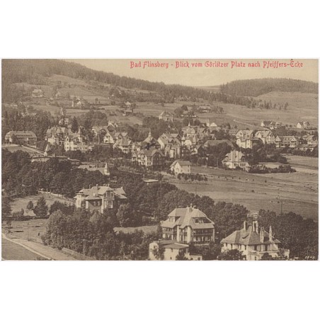 Bad Flinsberg - Blick vom Görlitzer Platz nach Pfeiffers-Ecke 2249