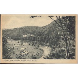 Żegiestów-Zdrój. Widok z nad tunelu