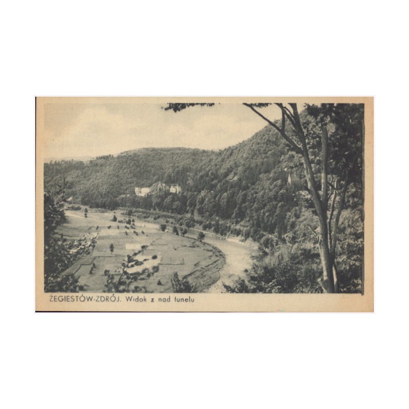 Żegiestów-Zdrój. Widok z nad tunelu