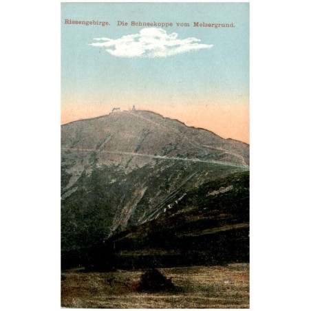 Riesengebirge. Die Schneekoppe vom Melzergrund.