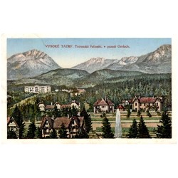 Vysoké Tatry. Tatranská Polianka, v pozadí Gerlach.