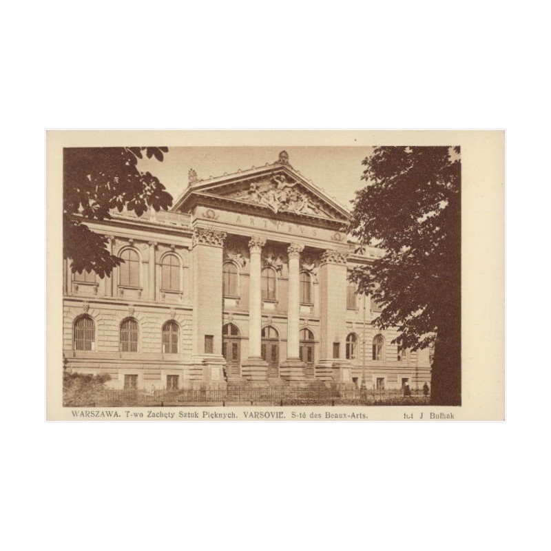 Warszawa. T-wo Zachęty Sztuk Pięknych. Varsovie. S-té des Beaux-Arts. fot. J. Bułhak