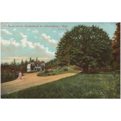 Die Baude mit der Buchenbaude bei Schmiedeberg i. Rsgb. 645 m ü. M. An die Buche ! [...]